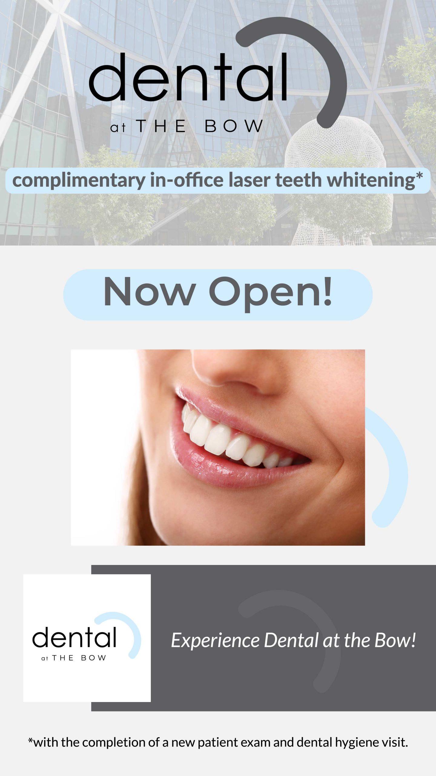 Whitening Promos | Dental at the Bow | Downtown Calgary Dentist